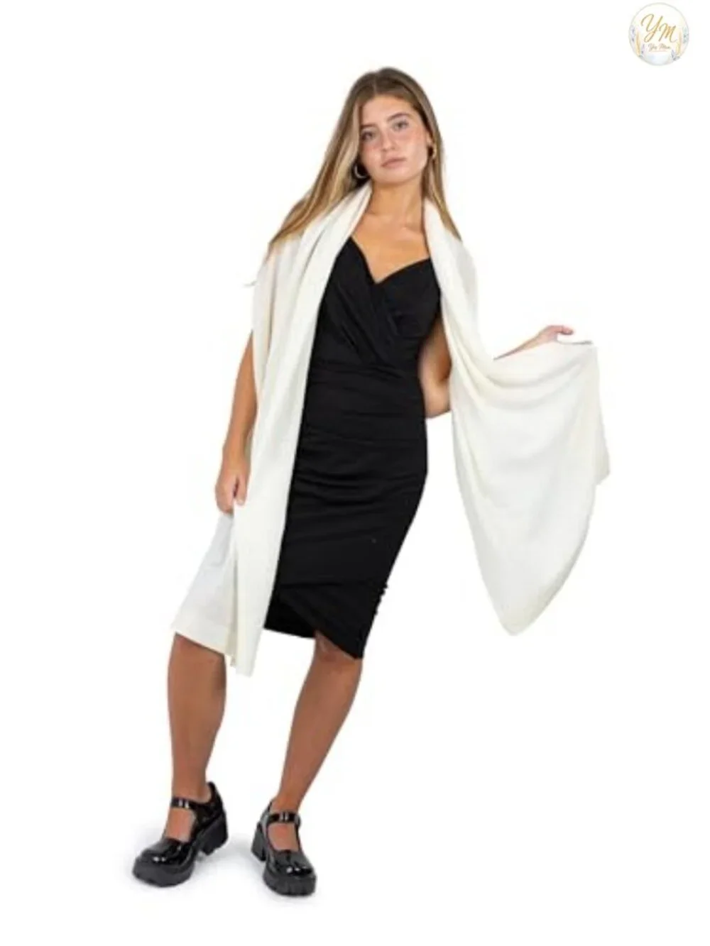 Cashmere Wool Blend Wrap Shawl Pashmina Scarf Travel Large 78 Inch